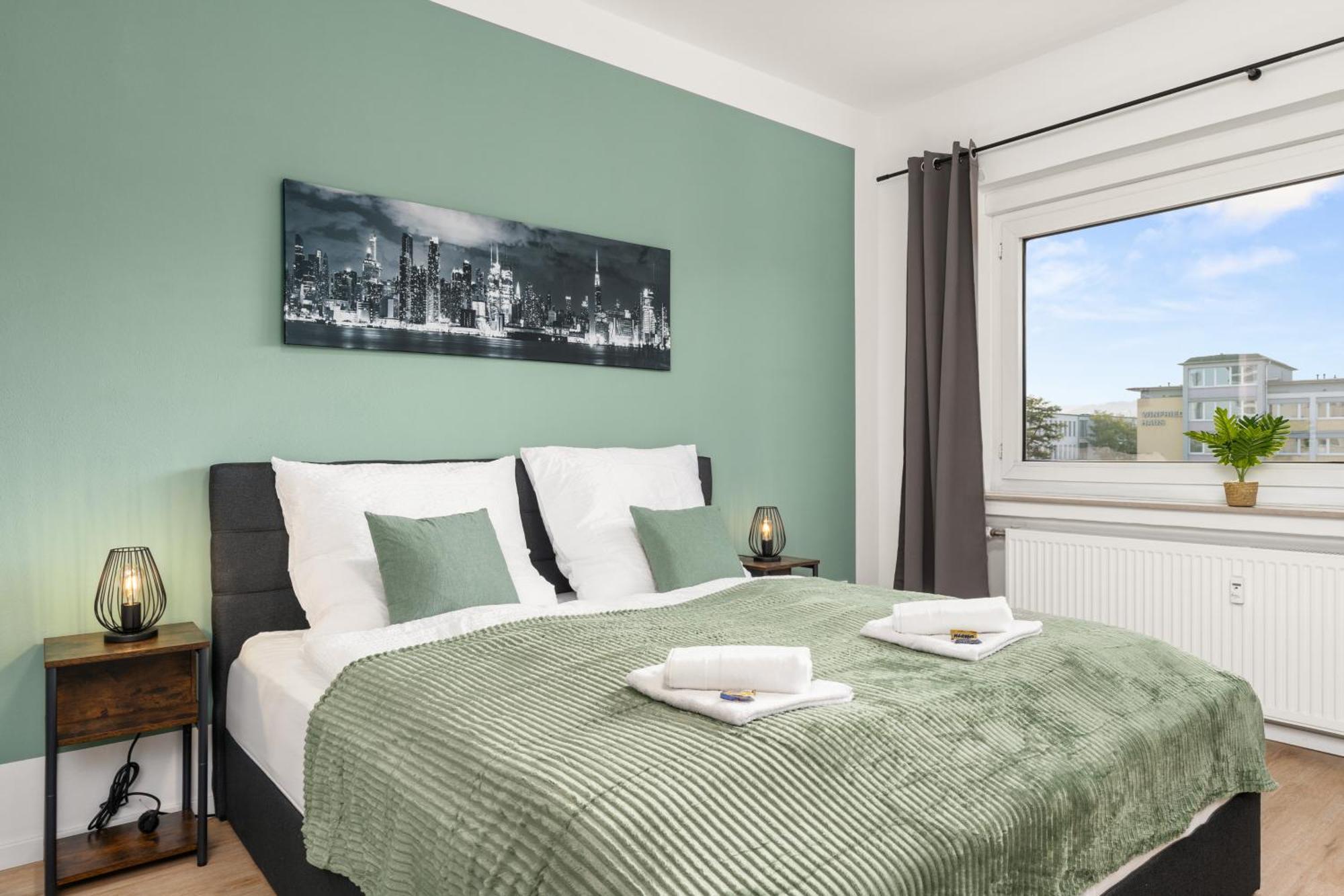 Homely-Apartment Manhattanart, Zentral, Parkplatz, Billard,Ps4, Dart, Balkon 比勒费尔德 外观 照片