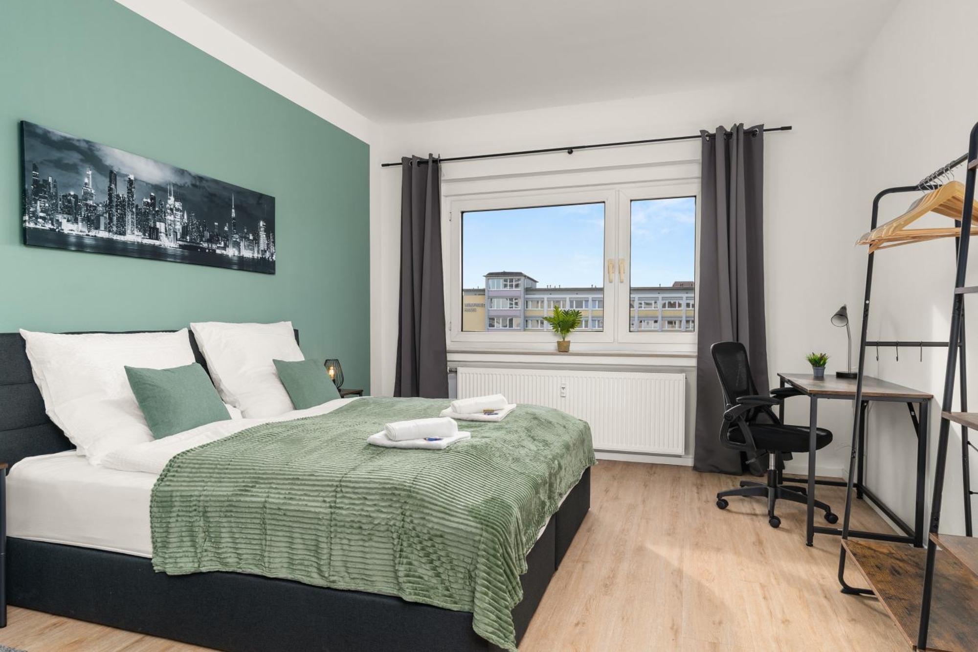Homely-Apartment Manhattanart, Zentral, Parkplatz, Billard,Ps4, Dart, Balkon 比勒费尔德 外观 照片